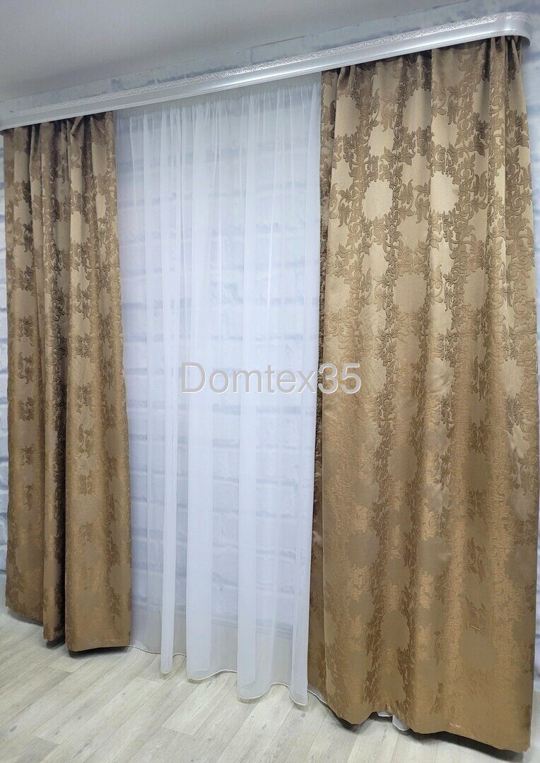 Комплект штор для зала