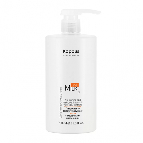 Kapous ML Питательная реструктурирующая маска с молочными протеинами 750 мл