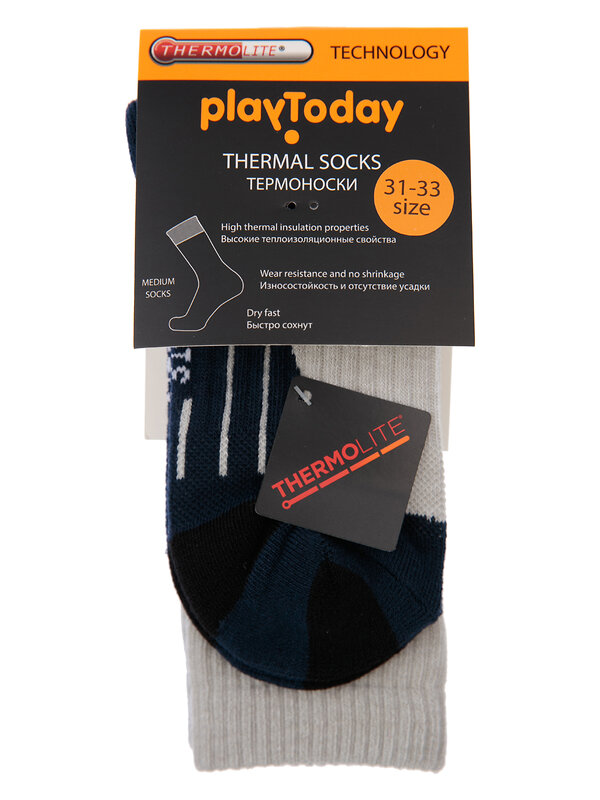 PLAYTODAY Носки светло-серый,тёмно-синий