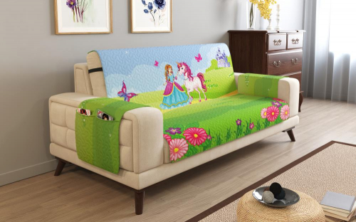 Дивандек на 2х местный диван с подлокотниками, 135*165 см. + 30 см. клапан арт. ДДСМ089-17004-СД.М0006