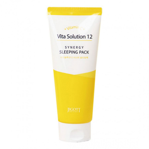 Маска для лица JIGOTT Vita Solution 12 Synergy Sleeping Pack 180мл