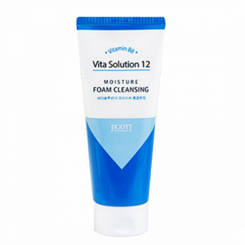 Пенка для умывания JIGOTT Vita Solution 12 Moisture Foam Cleansing 180мл