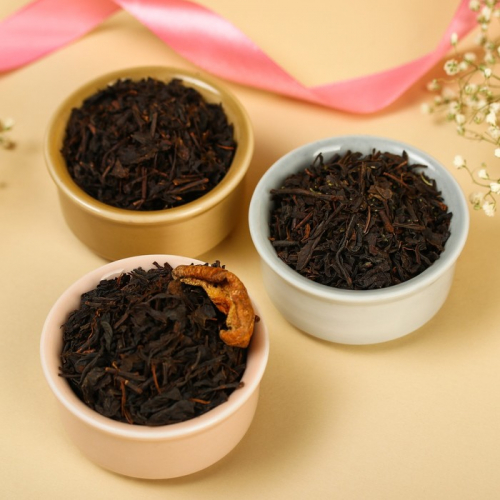 Набор чая «Ароматы весны», вкусы: мята, груша, бергамот, 150 г (3 шт. x 50 г.)