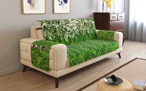 Дивандек на 3х местный диван с подлокотниками, 195*165 см. + 30 см. клапан арт. ДДСМ023-16193-СД.М0006