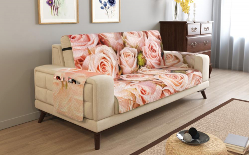 Дивандек на 3х местный диван с подлокотниками, 195*165 см. + 30 см. клапан арт. ДДСМ023-02365-СД.М0006