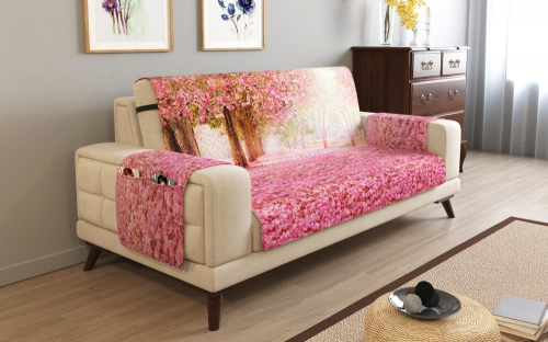 Дивандек на 3х местный диван с подлокотниками, 195*165 см. + 30 см. клапан арт. ДДСМ023-15075-СД.М0006