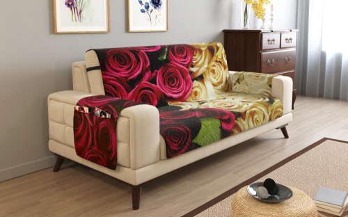 Дивандек на 3х местный диван с подлокотниками, 195*165 см. + 30 см. клапан арт. ДДСМ023-05441-СД.М0006