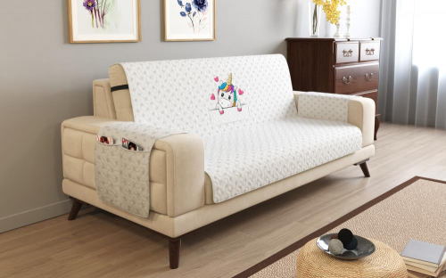 Дивандек на 3х местный диван с подлокотниками, 195*165 см. + 30 см. клапан арт. ДДСМ023-16993-СД.М0006