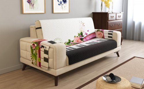 Дивандек на 3х местный диван с подлокотниками, 195*165 см. + 30 см. клапан арт. ДДСМ023-07940-СД.М0006