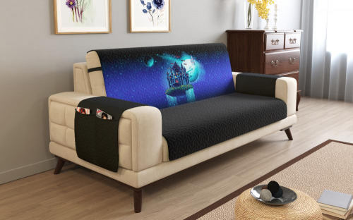Дивандек на 3х местный диван с подлокотниками, 195*165 см. + 30 см. клапан арт. ДДСМ023-11063-СД.М0006