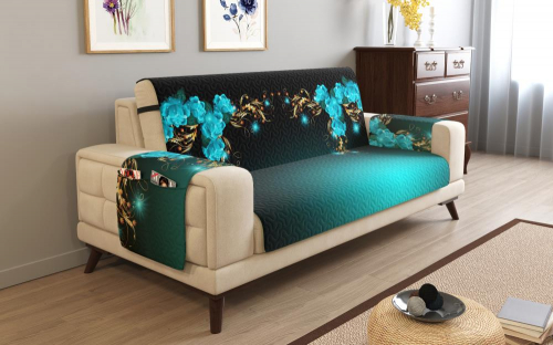 Дивандек на 3х местный диван с подлокотниками, 195*165 см. + 30 см. клапан арт. ДДСМ023-18148-СД.М0006