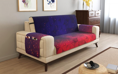 Дивандек на 3х местный диван с подлокотниками, 195*165 см. + 30 см. клапан арт. ДДСМ023-17950-СД.М0006