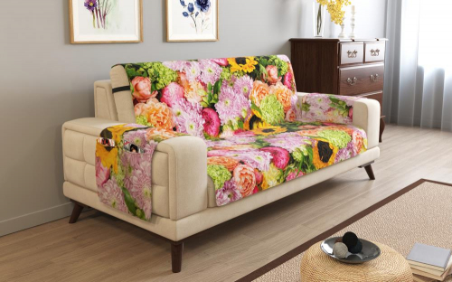 Дивандек на 3х местный диван с подлокотниками, 195*165 см. + 30 см. клапан арт. ДДСМ023-16210-СД.М0006