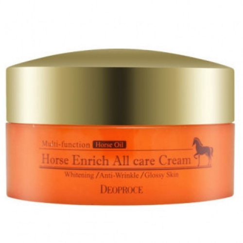 Крем для лица питательный с лошадиным жиром Deoproce Horse Enrich All Care Cream (Korea original) (7550)