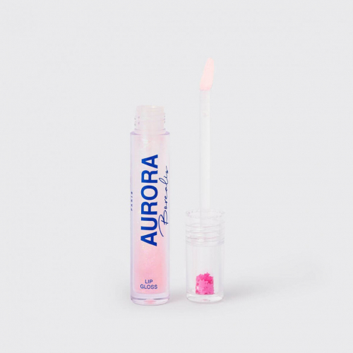 Блеск для губ VIVIENNE SABO - Aurora Borealis - Lip Gloss - 02 Прозрачный с розово-золотистыми частицами