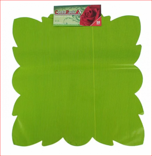Упаковка для подарков Бабочка зеленая в полоску