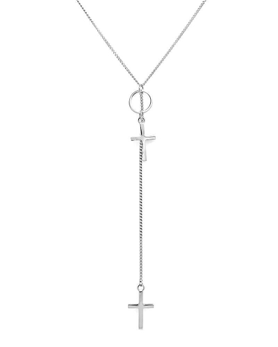 Колье из серебра без вставки, Ю-55135р