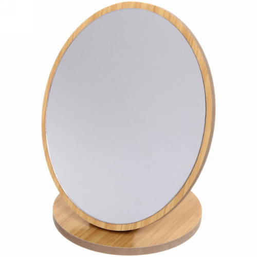 Зеркало настольное в деревянной оправе 