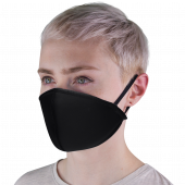 Защитная многоразовая маска, чёрная