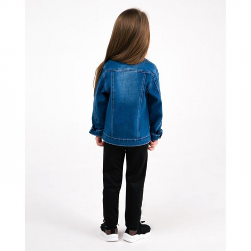 Куртка для девочки, цвет синий, рост 110 см