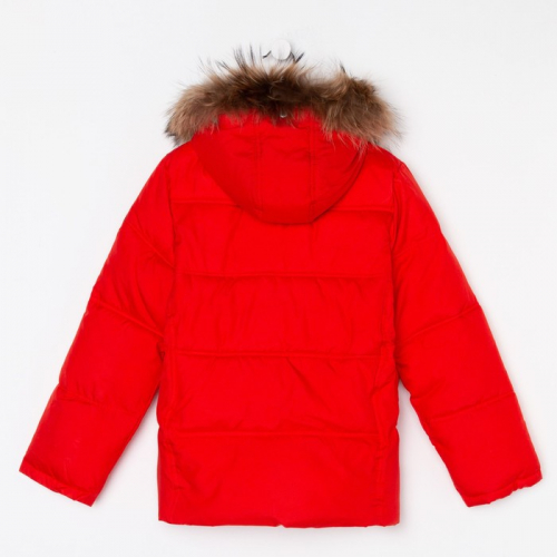 Куртка для мальчика, цвет красный, рост 134 см