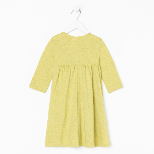 Платье для девочки «Маняша-5», цвет лимонный, рост 98 см