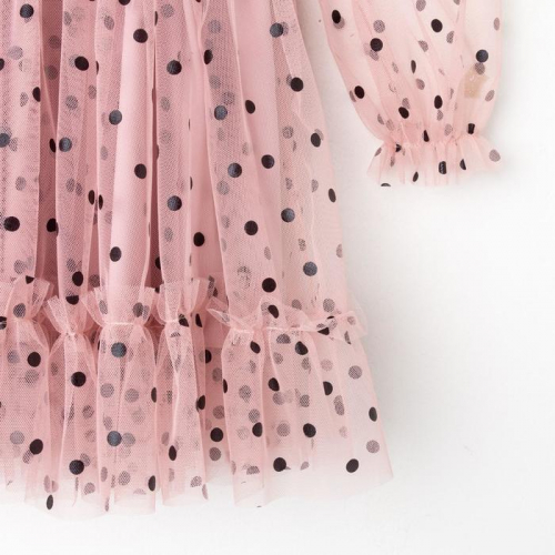 Платье сетка, розовый 