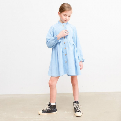 Платье для девочки MINAKU, цвет голубой, размер 98