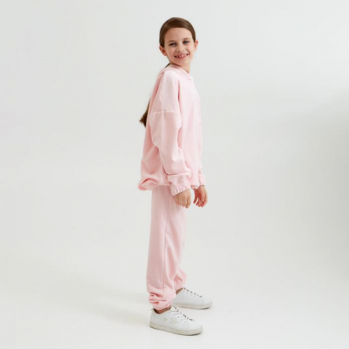 Костюм для девочки (худи, брюки) MINAKU: Casual Collection KIDS цвет персиковый, рост 116