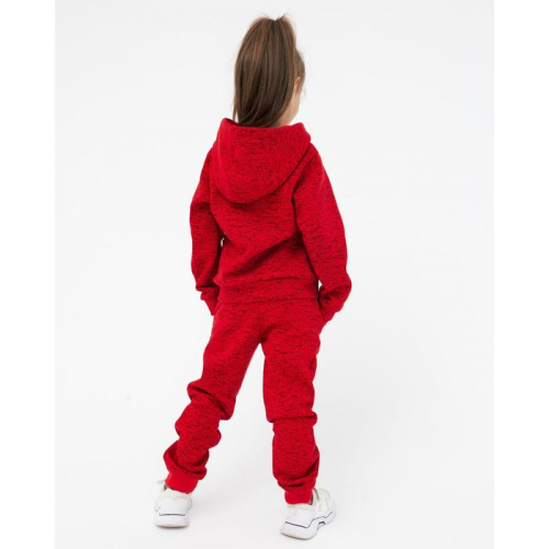 Спортивный костюм для девочки НАЧЁС, цвет красный, рост 98 см
