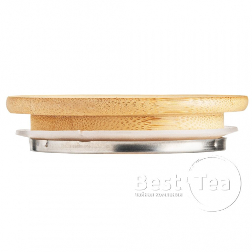 Крышка для чайника бамбук с металлической вставкой (TP-096S)