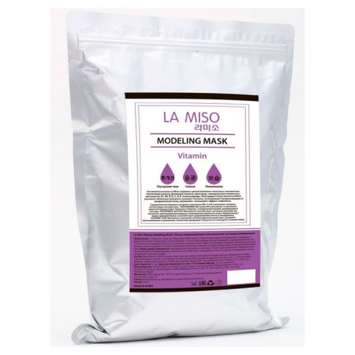 La Miso Альгинатная маска моделирующая витаминизирующая, 1000 г