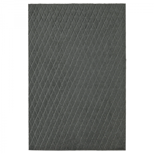 ÖSTERILD ОСТЕРИЛЬД, Придверный коврик для дома, темно-серый, 40x60 см