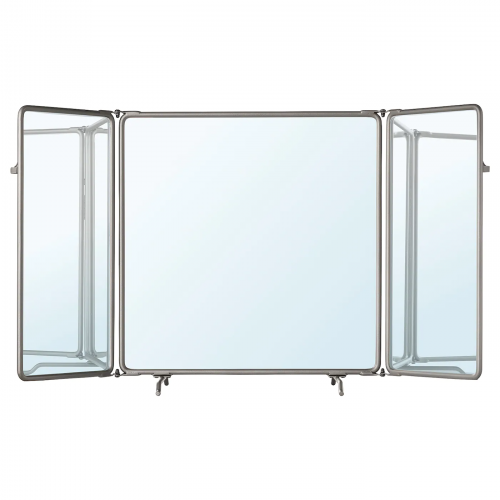 SYNNERBY СИННЕРБЮ, Трехстворчатое зеркало, серый, 90x48 см
