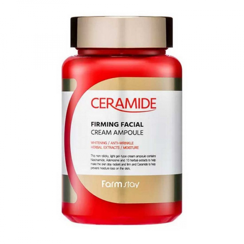 Ампульный крем для лица FarmStay Ceramide Firming Facial Cream Ampoule, 250 мл