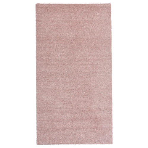 KNARDRUP КНАРДРУП, Ковер, короткий ворс, бледно-розовый, 80x150 см