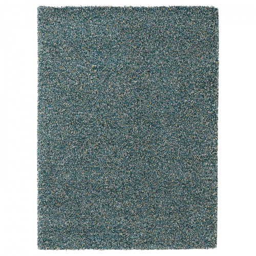 VINDUM ВИНДУМ, Ковер, длинный ворс, сине-зеленый, 170x230 см