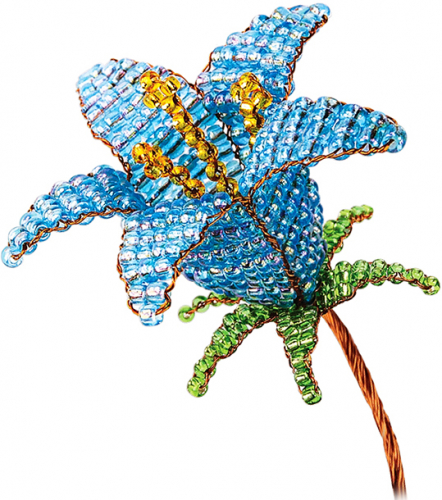 Набор для изготовления цветка «Голубой колокольчик»