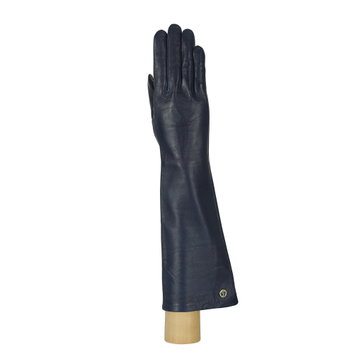 Перчатки жен. 100% нат. кожа (ягненок), подкладка: шелк, FABRETTI 12.5-11s blue