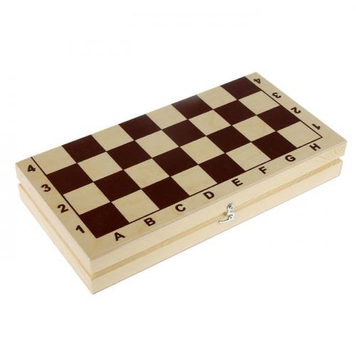 Доска шахматная обиходная, без фигур, 29х29 см