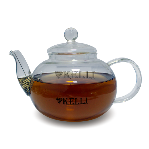 Заварочный чайник Kelli KL-3077 стеклянный 0.8литр(24) оптом