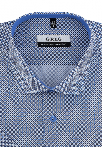 Сорочка мужская короткий рукав GREG 223/101/96012/Z/1_GB