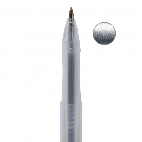 Ручка * для ткани с водоисчезающими чернилами, дл.13,5 см (толщина линии стержня 1,5 мм) серебро
