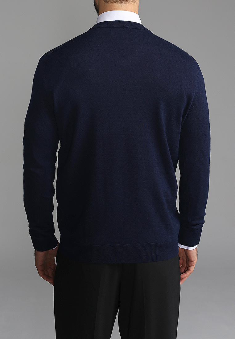 Джемпер мужской GREG G124-Oxford (чернильный)