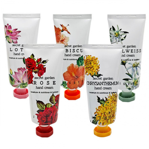 JIGOTT SECRET GARDEN EDELWEISS HAND CREAM Крем для рук с экстрактом эдельвейса 100мл