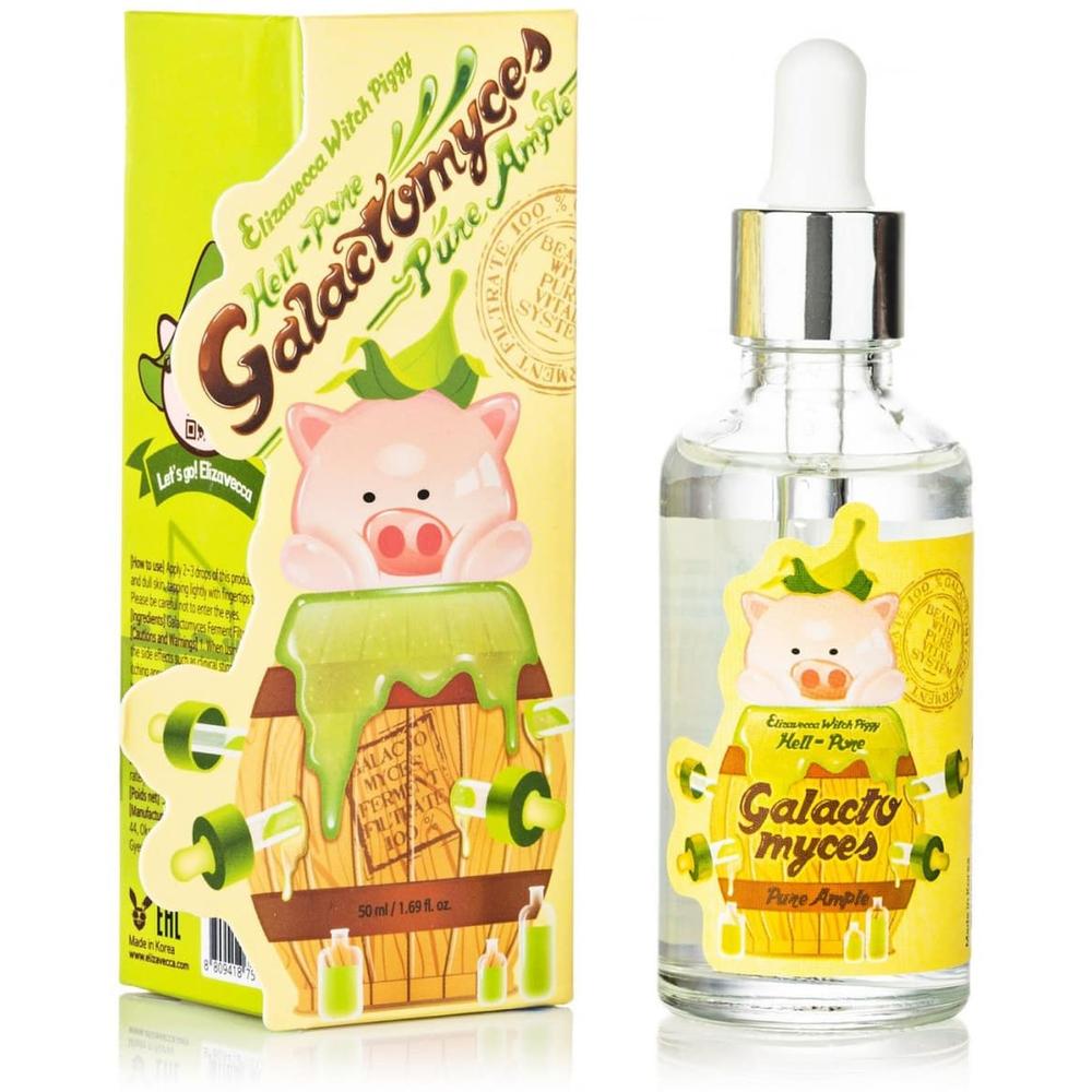 660рElizavecca Witch Piggy Hell-Pore Galactomyces Pure Ample Сыворотка со 100% экстрактом галактомисиса 50мл