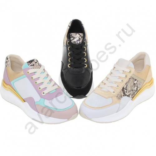Кроссовки женские из натуральной кожи For. avarcashoes