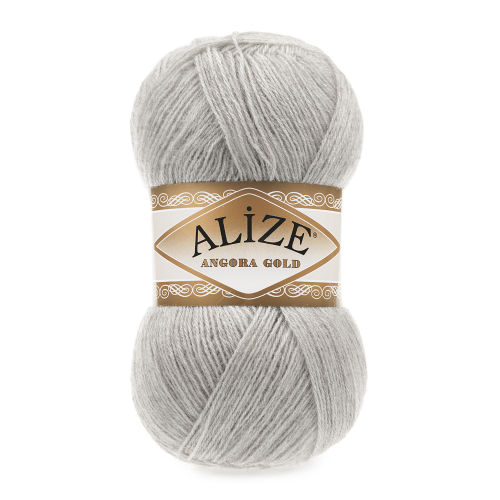 Пряжа ALIZE Angora Gold арт. 652 пепельный