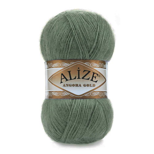 Пряжа ALIZE Angora Gold арт. 180 зеленый миндаль