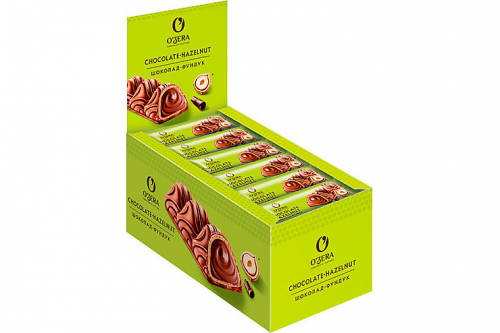 «O'Zera», батончик Chocolate Hazelnut, 23 г (упаковка 24 шт)